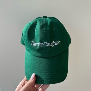 Favorite Daughter Green Logo Hat